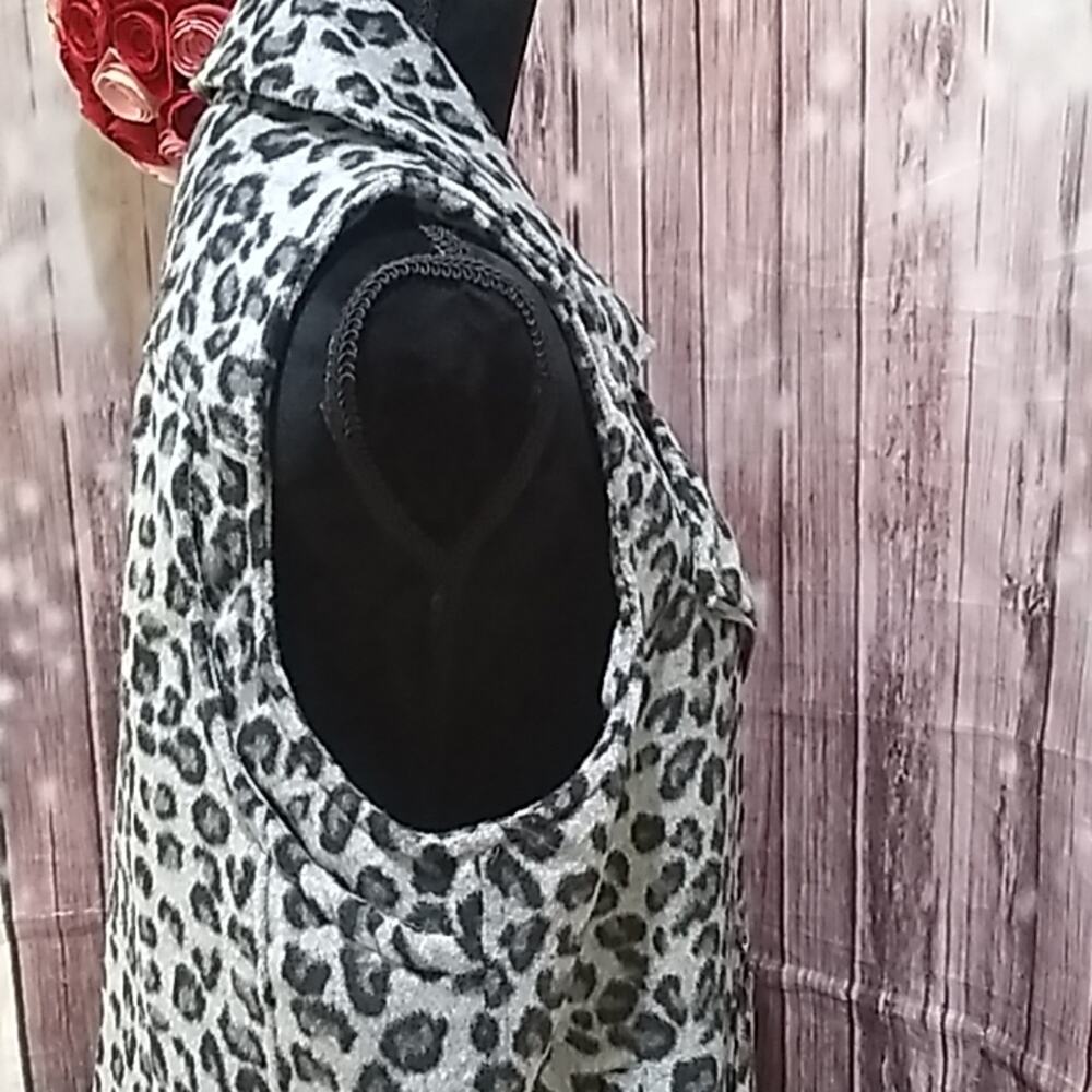 Jolt Animal Print Large Motor Vest - Picture 4 of 8